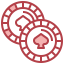 Casino chips icon 64x64