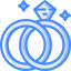 Wedding rings icon 64x64