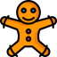 Gingerbread man icon 64x64