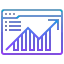 Bar graph icon 64x64