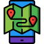 Mobile map icon 64x64