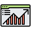 Bar graph icon 64x64