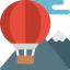 Hot air balloon ícone 64x64