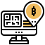 Bitcoin ícono 64x64