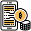 Bitcoin ícono 64x64