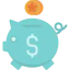 Piggy bank icon 64x64