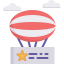 Hot air balloon icon 64x64