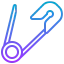 Safety pin icon 64x64