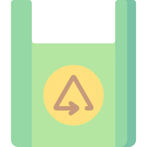 Recycled Plastic Bag ícono