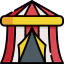 Circus tent icon 64x64