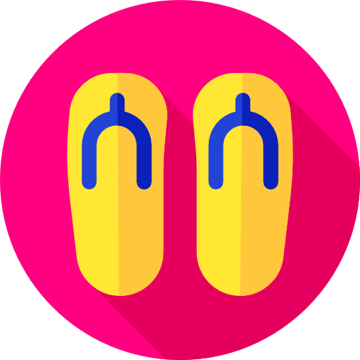 Flip flops icon