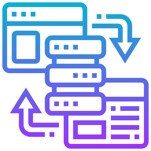 Data exchange icon