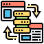 Data exchange icon 64x64