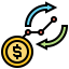 Cash flow icon 64x64