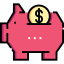 Piggy bank icon 64x64