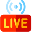 Live streaming icon 64x64
