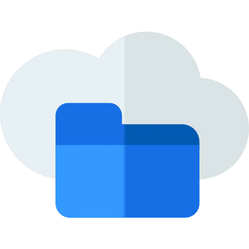 Cloud storage icon