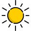 Sun icon 64x64