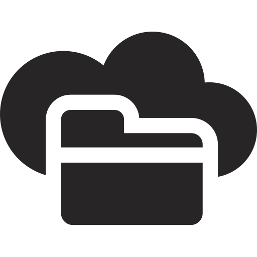 Cloud storage icon