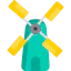 Ветряная мельница иконка 64x64