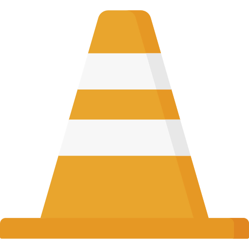Traffic cone icon