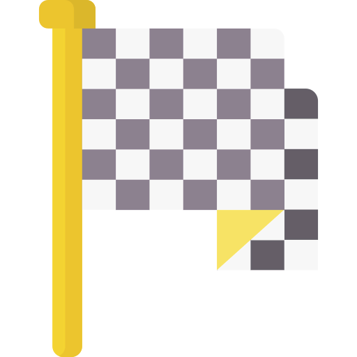 Finish line icon
