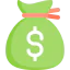 Money bag icon 64x64