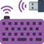 Wireless keyboard biểu tượng 64x64