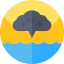 Ocean acidification icon 64x64
