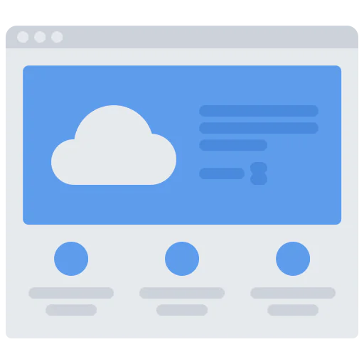 Cloud computing Ikona
