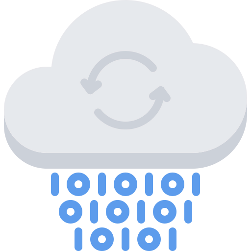 Cloud coding ícone