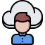 Cloud computing icon 64x64