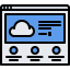 Cloud computing icon 64x64