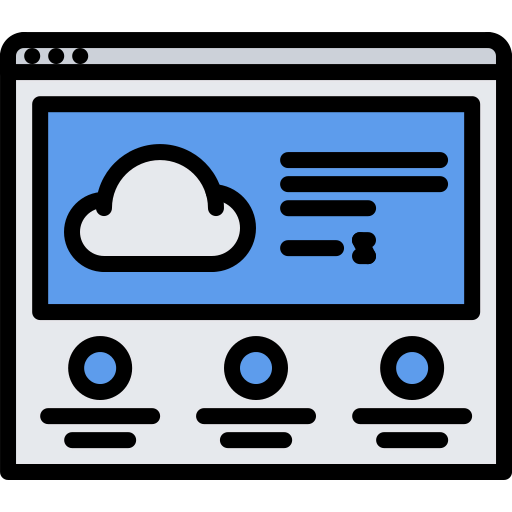Cloud computing icône