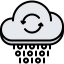 Cloud coding icon 64x64