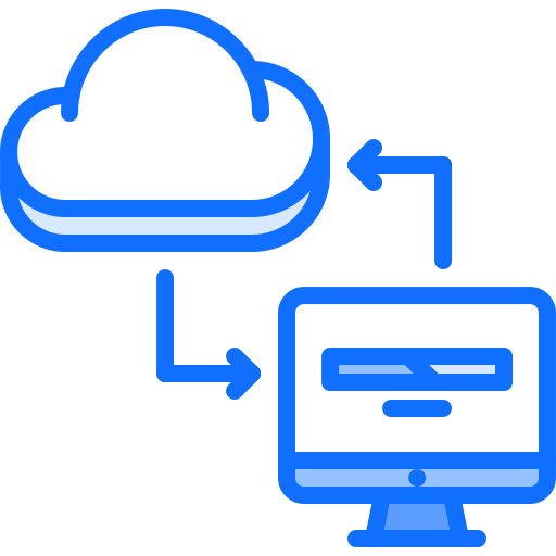 Cloud computing icône