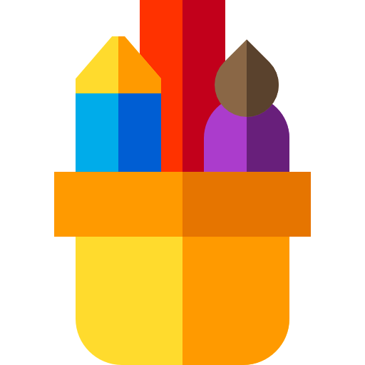 Pencil case icon