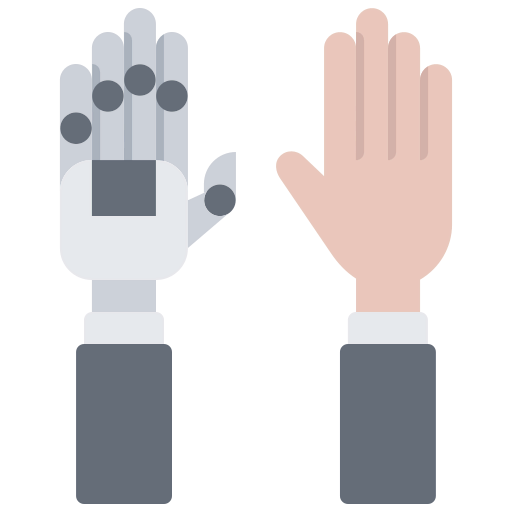 Robotic arm biểu tượng