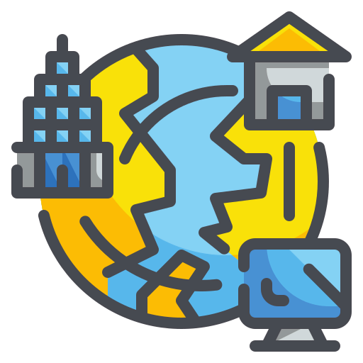 Working at home icon