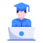 Male student icon 64x64