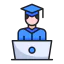 Male student icon 64x64