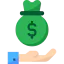Money bag icon 64x64