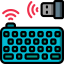 Wireless keyboard icon 64x64