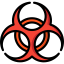 Biohazard Symbol 64x64