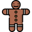 Gingerbread man ícono 64x64