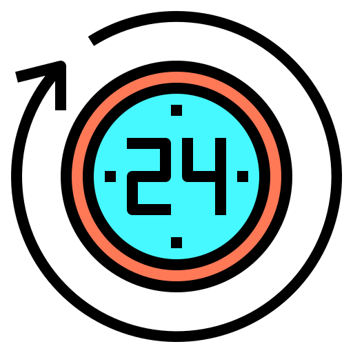 24 hours 图标