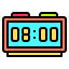 Digital clock icon 64x64