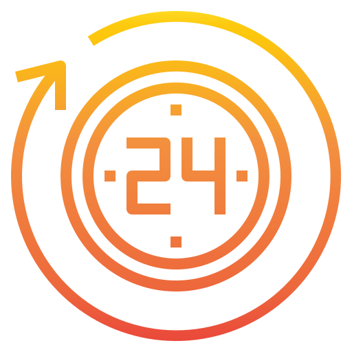24 hours icon