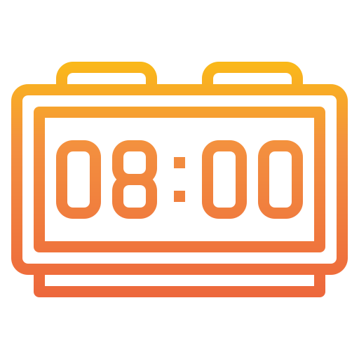 Digital clock biểu tượng