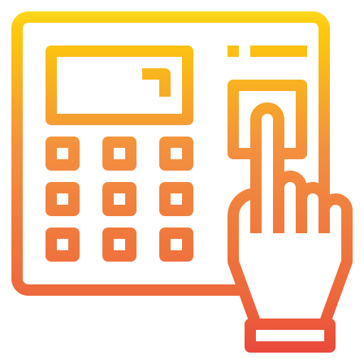 Finger scan icon